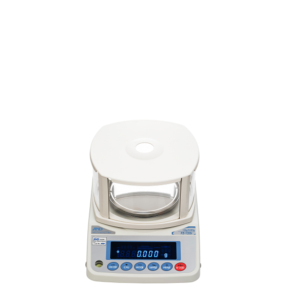 FZ scale with draftshield for precision balancing and weights